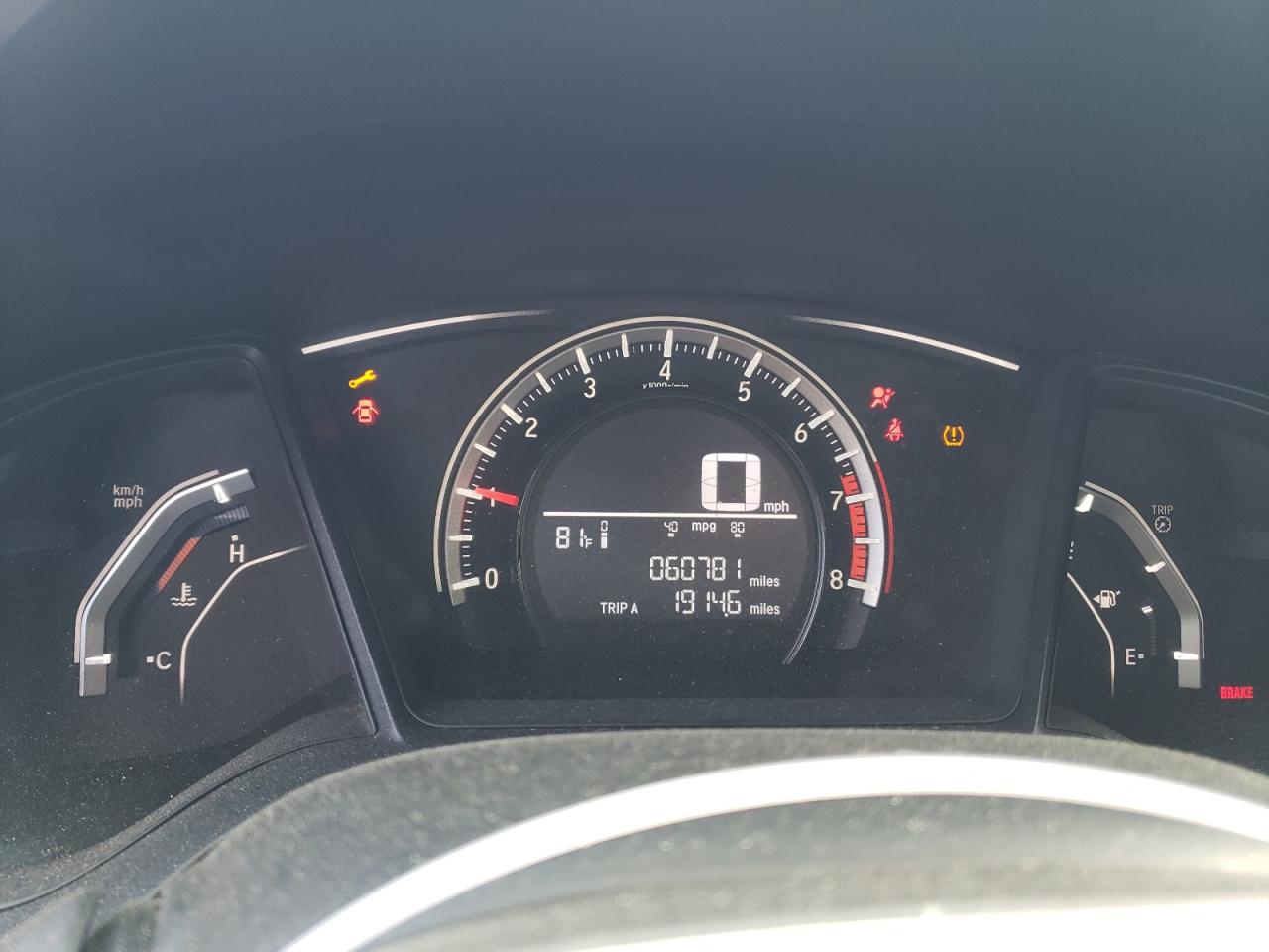 2HGFC4A50GH306125 HONDA CIVIC 2016