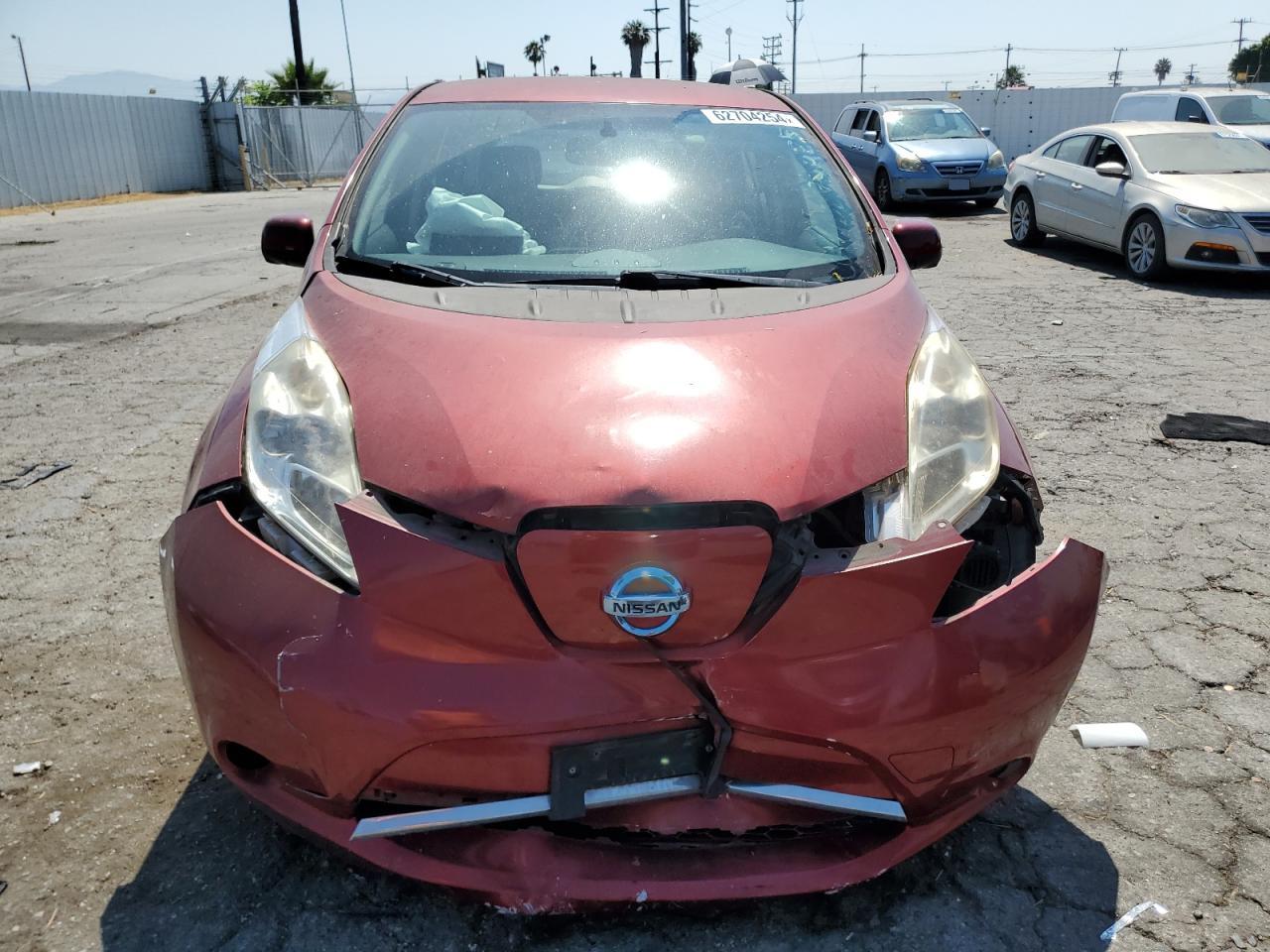 Lot #2852653854 2015 NISSAN LEAF S