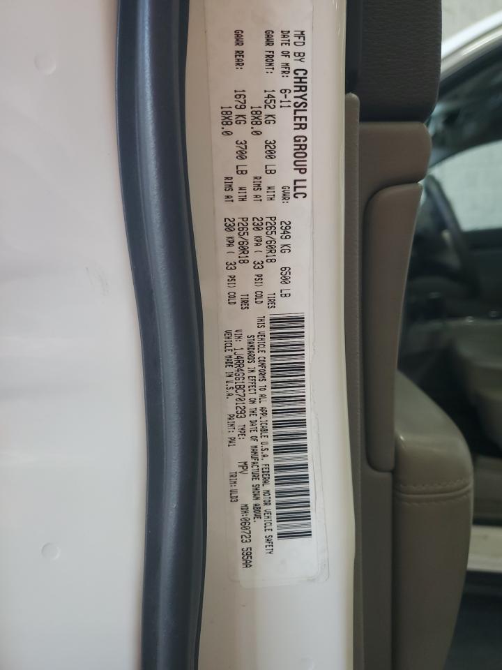 1J4RR4GG1BC701293 2011 Jeep Grand Cherokee Laredo