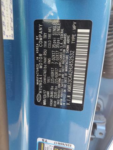 2017 HYUNDAI TUCSON LIM - KM8J3CA42HU452532