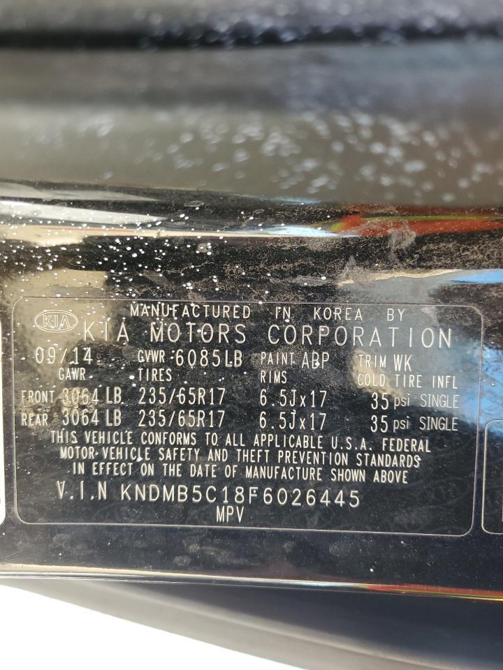 KNDMB5C18F6026445 2015 Kia Sedona Lx