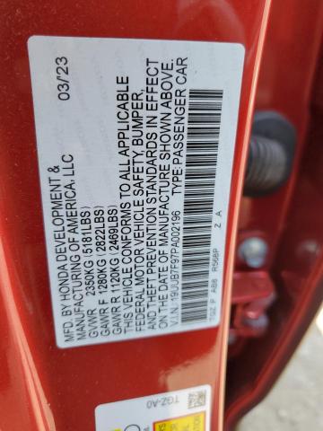 2023 Acura Tlx Type S VIN: 19UUB7F97PA002196 Lot: 63086614