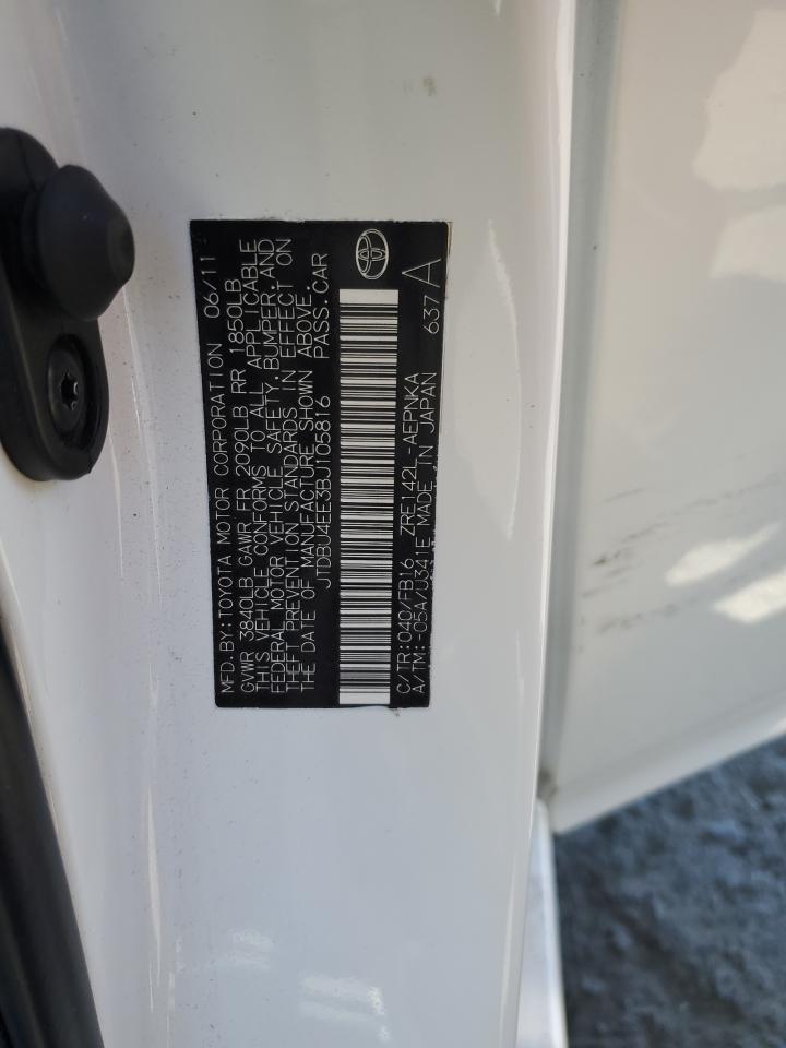 JTDBU4EE3BJ105816 2011 Toyota Corolla Base