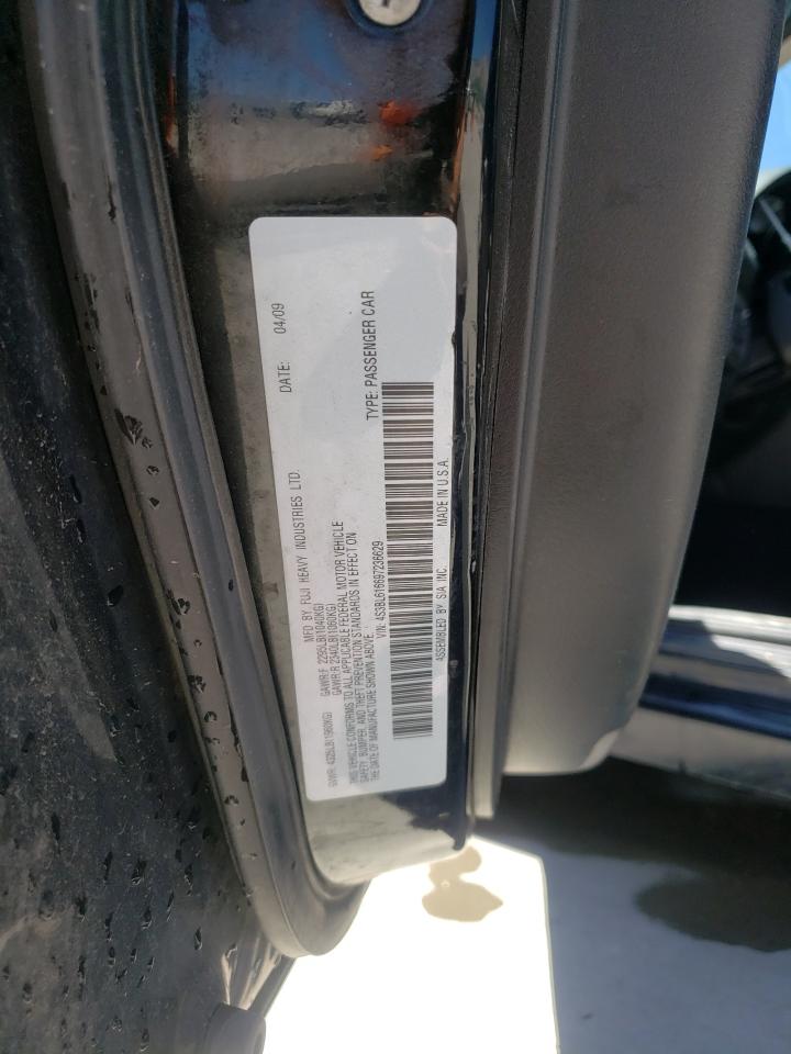 4S3BL616697236629 2009 Subaru Legacy 2.5I