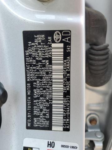 2015 TOYOTA COROLLA L - 2T1BURHE1FC267888