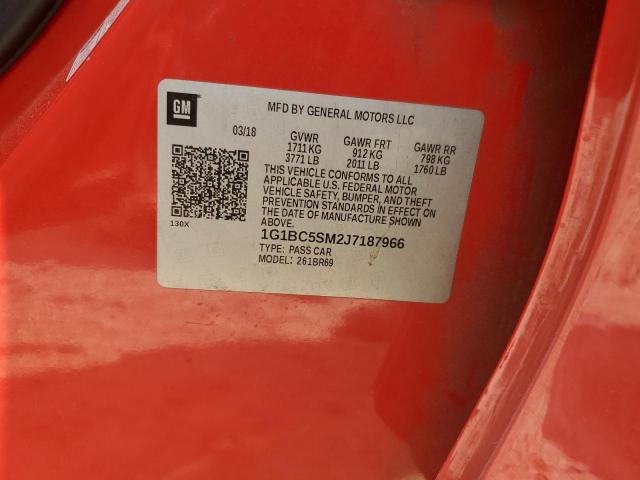 2018 CHEVROLET CRUZE LS - 1G1BC5SM2J7187966
