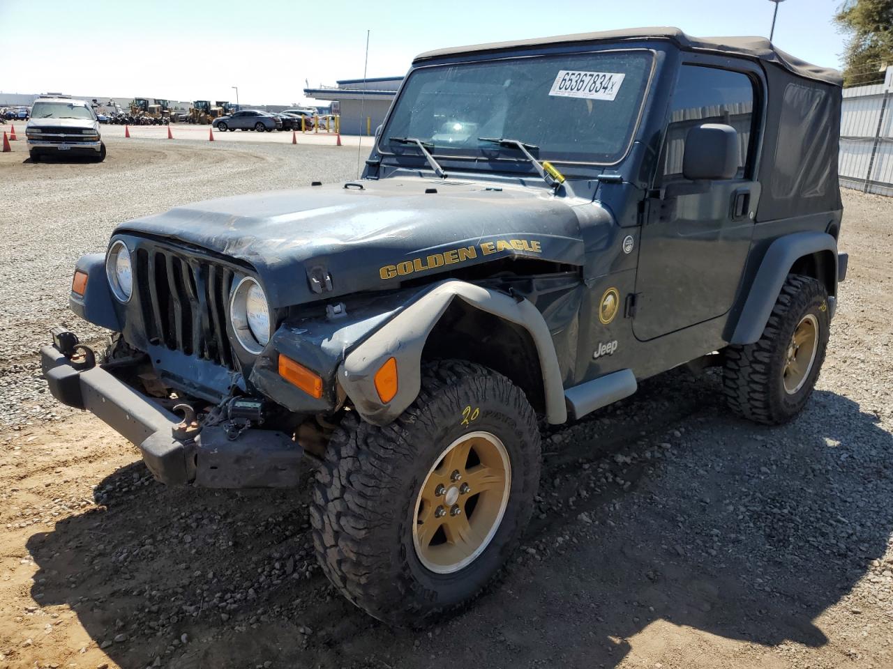 JEEP WRANGLER / 2006 teal  gas 1J4FA49SX6P736733 photo #1