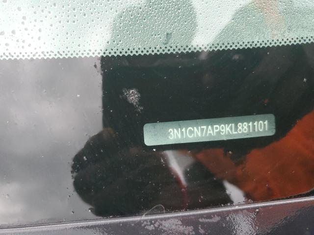 2019 NISSAN VERSA S - 3N1CN7AP9KL881101