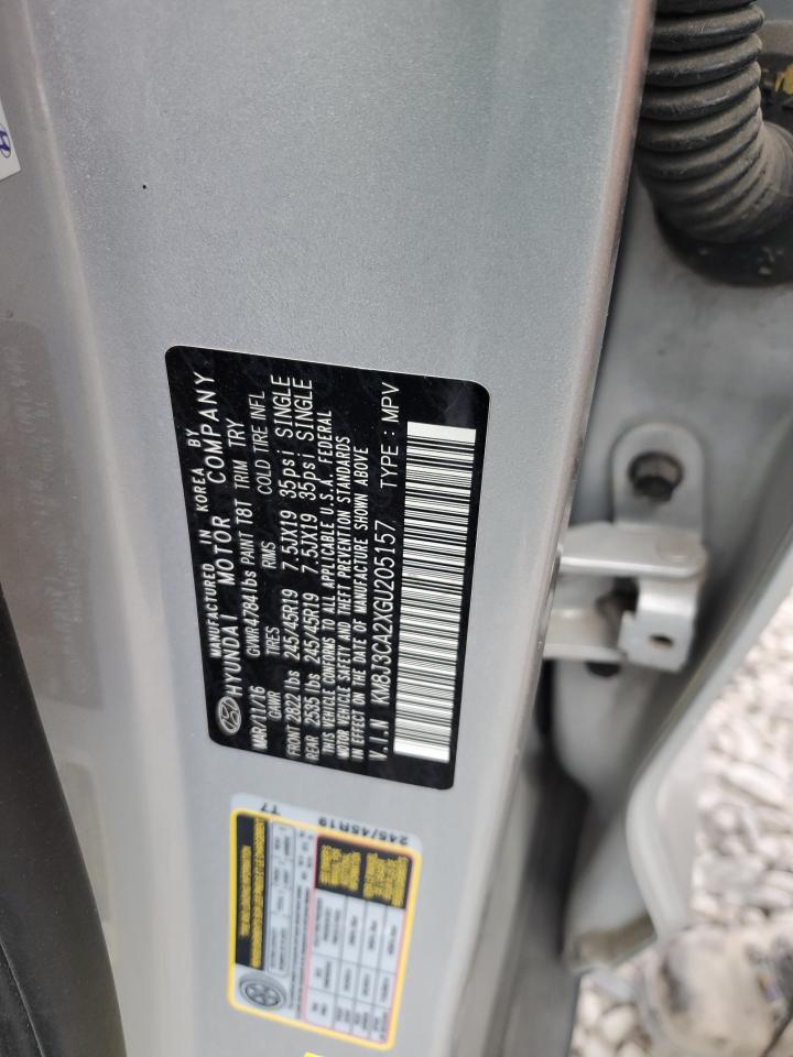 KM8J3CA2XGU205157 2016 Hyundai Tucson Limited