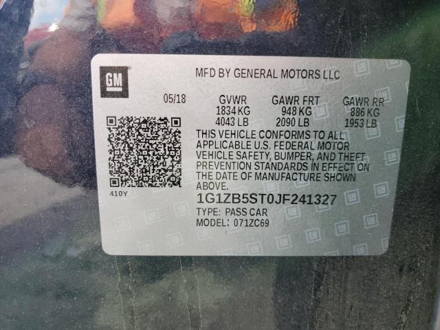 2018 CHEVROLET MALIBU LS - 1G1ZB5ST0JF241327