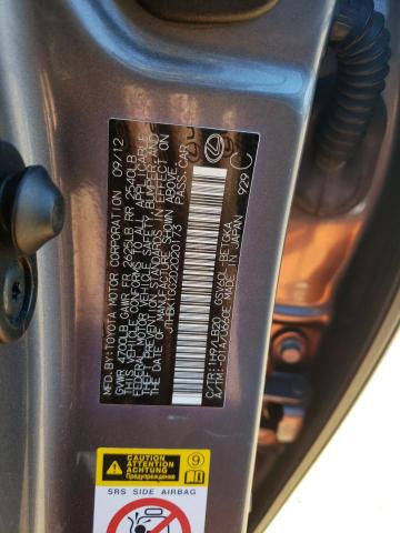 2013 Lexus Es 350 VIN: JTHBK1GG2D2020173 Lot: 61224844