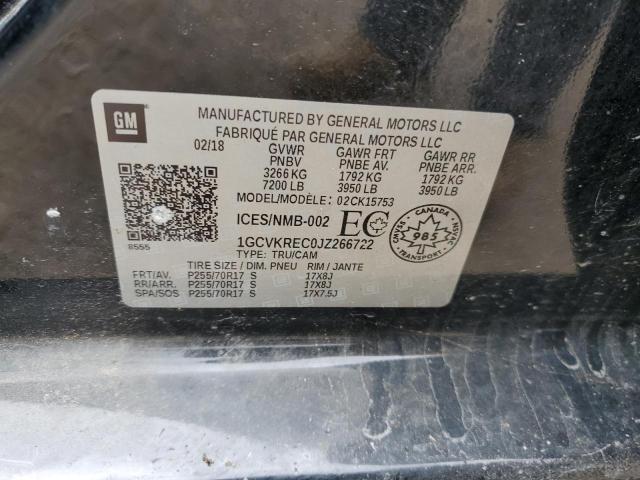2018 CHEVROLET 1500 SILVE - 1GCVKREC0JZ266722