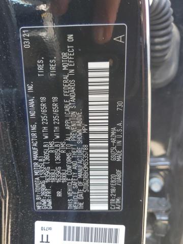 2021 TOYOTA HIGHLANDER - 5TDGZRBH3MS535788