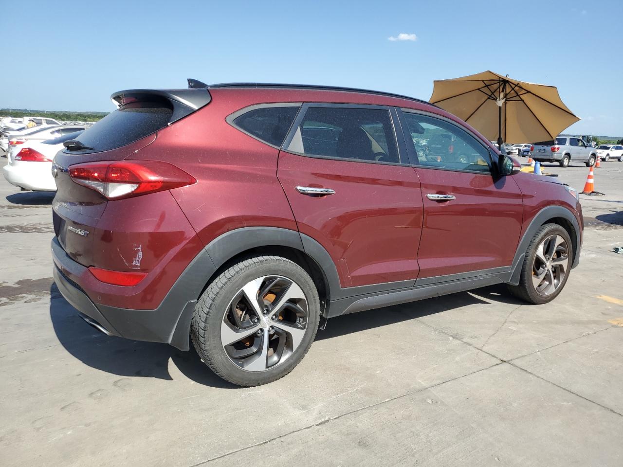 2016 Hyundai Tucson Limited vin: KM8J33A24GU128995