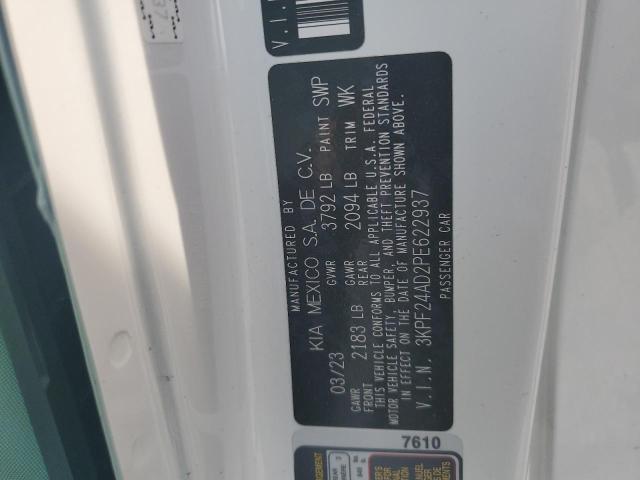 2023 KIA FORTE LX 3KPF24AD2PE622937