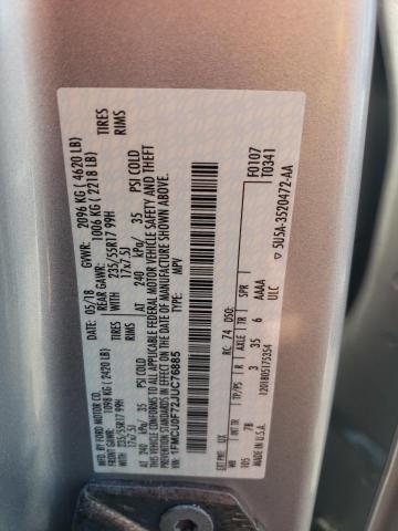 2018 FORD ESCAPE S - 1FMCU0F72JUC76885