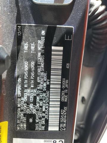 2015 Toyota 4Runner Sr5 VIN: JTEZU5JR3F5093660 Lot: 61679214