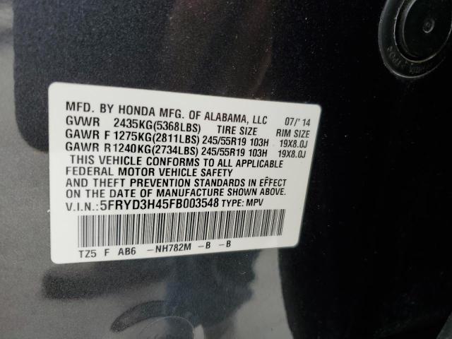 VIN 5FRYD3H45FB003548 2015 Acura MDX, Technology no.13