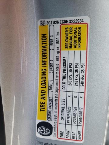 2017 GMC SIERRA K15 - 3GTU2NEC0HG223934