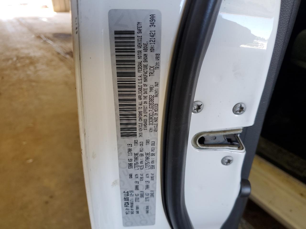 3C63R3CL7JG353852 2018 Ram 3500 St