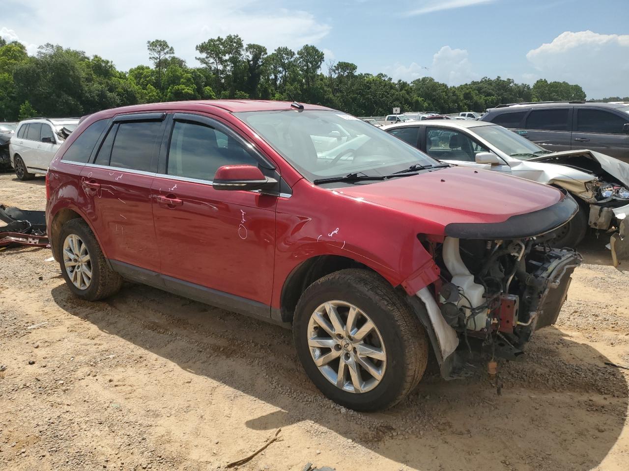 Lot #2819283228 2014 FORD EDGE LIMIT