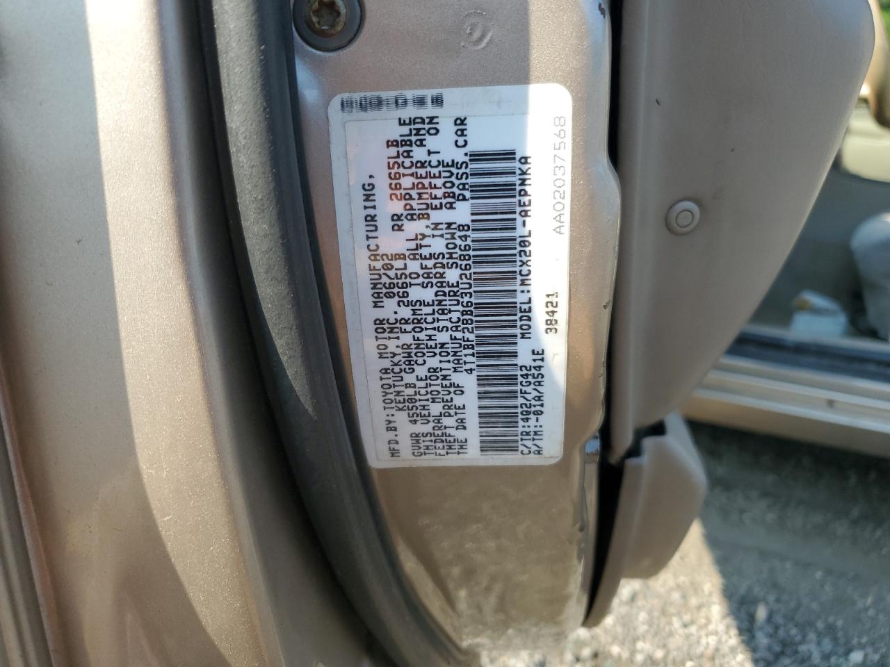 4T1BF28B63U268648 2003 Toyota Avalon Xl
