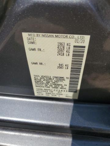 2020 NISSAN ALTIMA S #3304512445