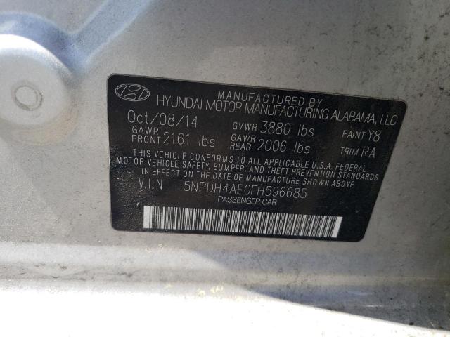 5NPDH4AE0FH596685 2015 HYUNDAI ELANTRA - Image 12