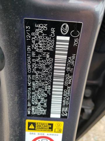 2014 Lexus Es 350 VIN: JTHBK1GG4E2106702 Lot: 61130194