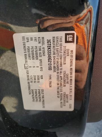 2009 GMC Sierra K1500 Slt VIN: 3GTEK33349G213100 Lot: 61724724