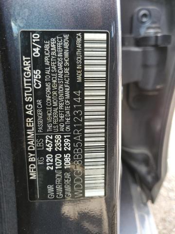 2010 Mercedes-Benz C 300 4Matic VIN: WDDGF8BB5AR123144 Lot: 60131894