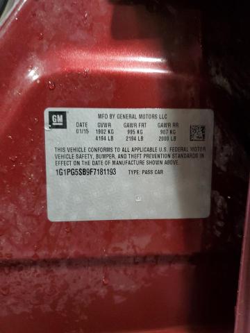 2015 CHEVROLET CRUZE LTZ - 1G1PG5SB9F7181193