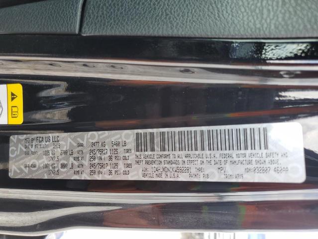 2019 JEEP WRANGLER U - 1C4HJXDN1KW592281