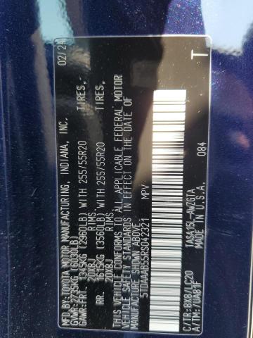 2024 TOYOTA GRAND HIGH - 5TDAAAB55RS042321