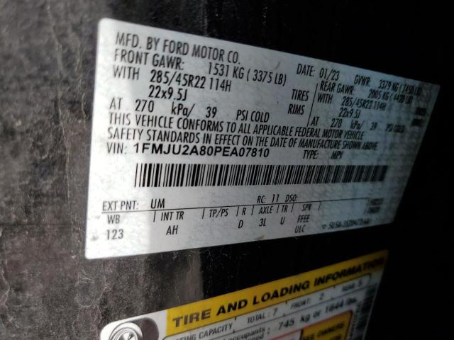 VIN 1FMJU2A80PEA07810 2023 Ford Expedition, Limited no.13