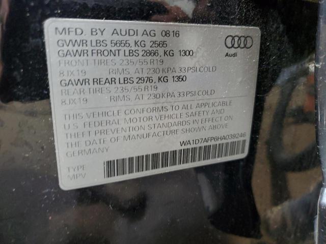 VIN WA1D7AFP6HA039246 2017 Audi Q5, Premium Plus S-... no.13