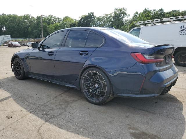 BMW M3 COMPETI 2023 blue  gas WBS43AY04PFN58632 photo #3