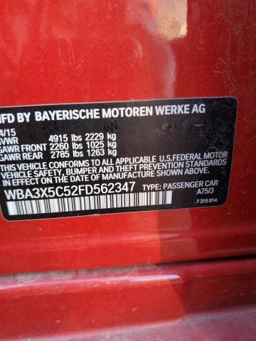 VIN WBA3X5C52FD562347 2015 BMW 3 Series, 328 Xigt no.12