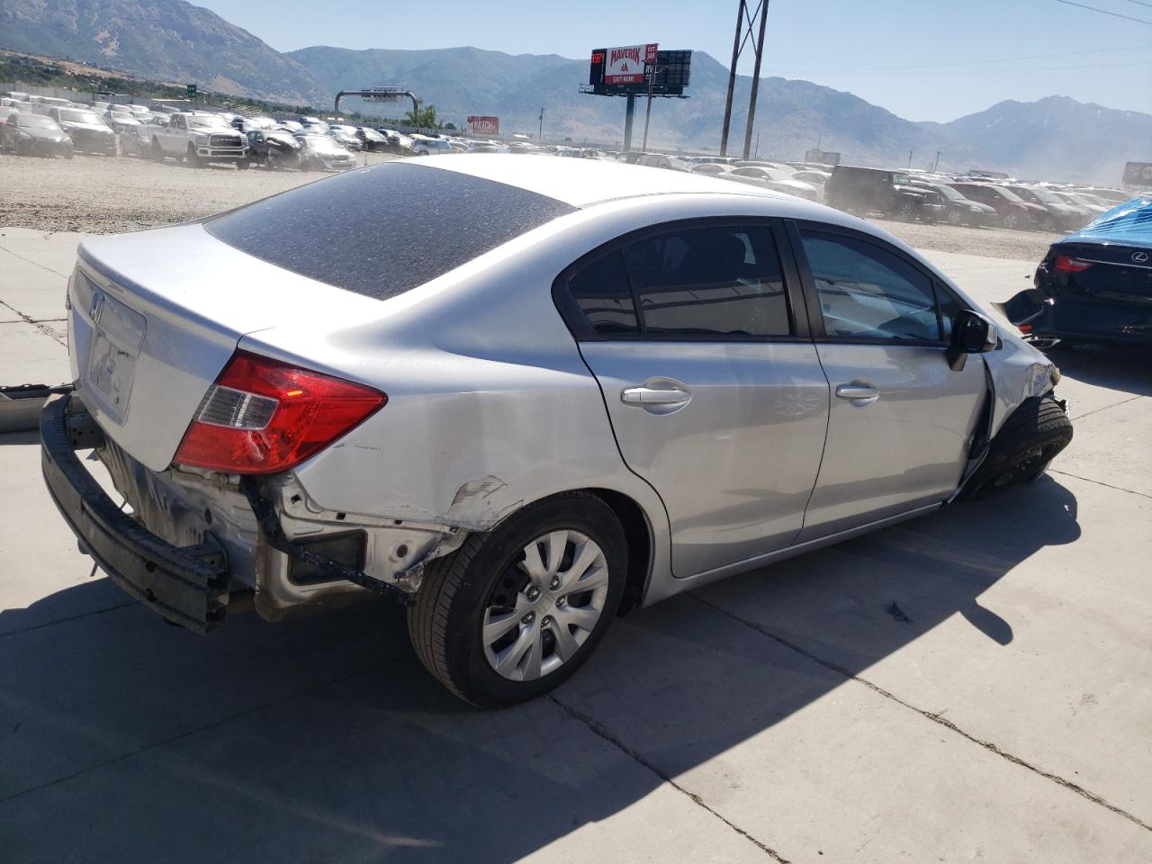 Lot #2996896865 2012 HONDA CIVIC LX