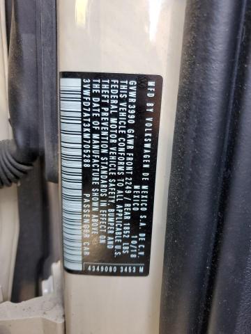 2019 Volkswagen Beetle S VIN: 3VWFD7AT3KM705288 Lot: 61746364