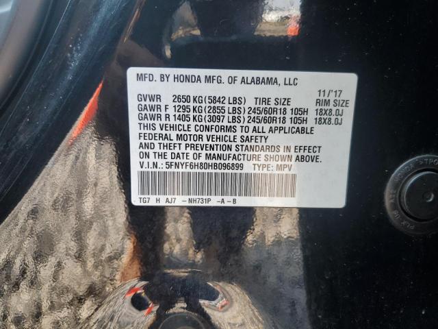 2017 HONDA PILOT EXL - 5FNYF6H80HB096899