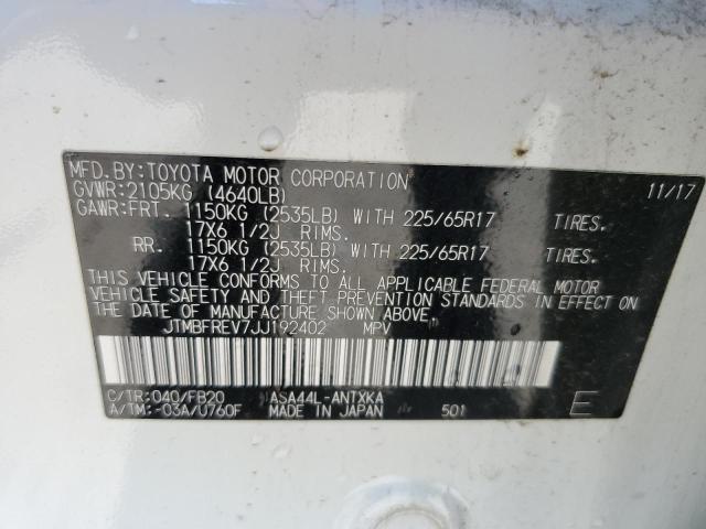 2018 TOYOTA RAV4 LE - JTMBFREV7JJ192402