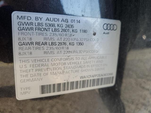 VIN WA1CFAFP2EA083366 2014 Audi Q5, Premium no.13