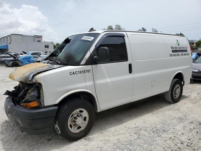 CHEVROLET EXPRESS G2 2021 white  gas 1GCWGAFP4M1244833 photo #1