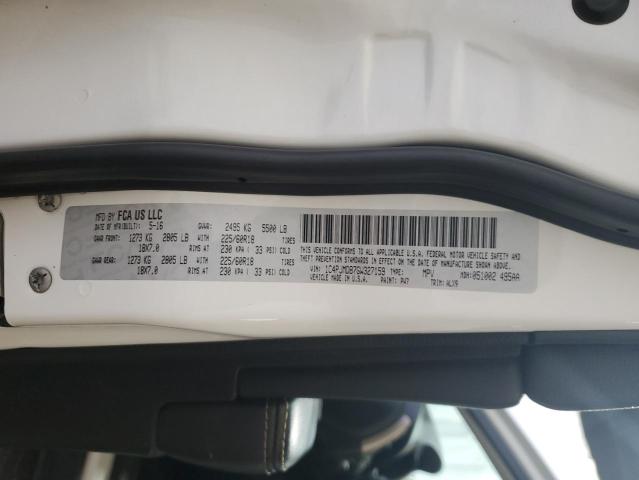2016 JEEP CHEROKEE L - 1C4PJMDB7GW327159