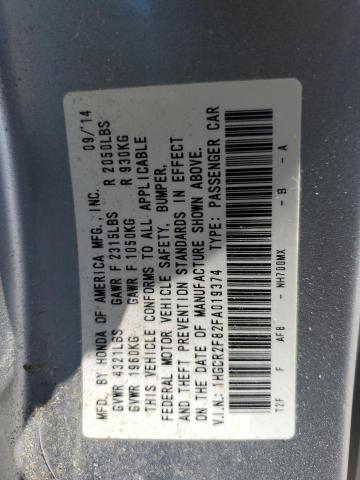 2015 HONDA ACCORD EXL - 1HGCR2F82FA019374