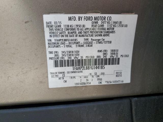 2015 FORD TAURUS POL - 1FAHP2L88FG144185