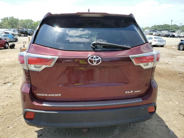 VIN 5TDJKRFH5FS181036 2015 Toyota Highlander, Xle no.6