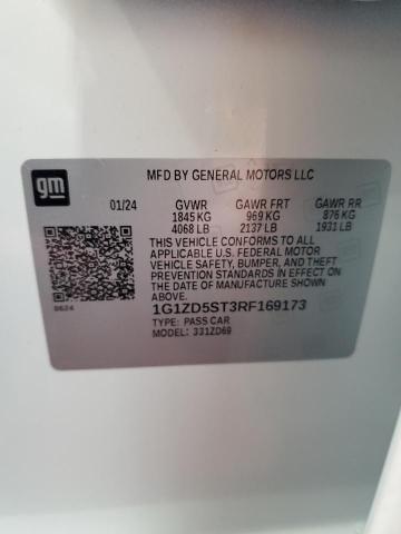2024 CHEVROLET MALIBU LT - 1G1ZD5ST3RF169173