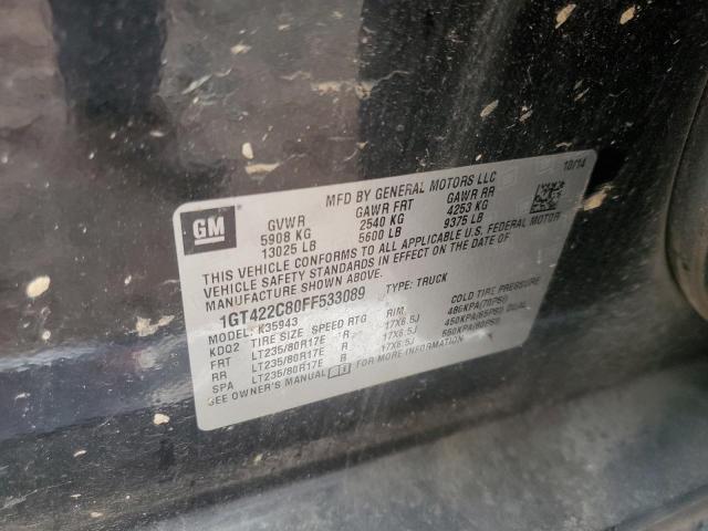 2015 GMC 3500 HD 1GT422C80FF533089